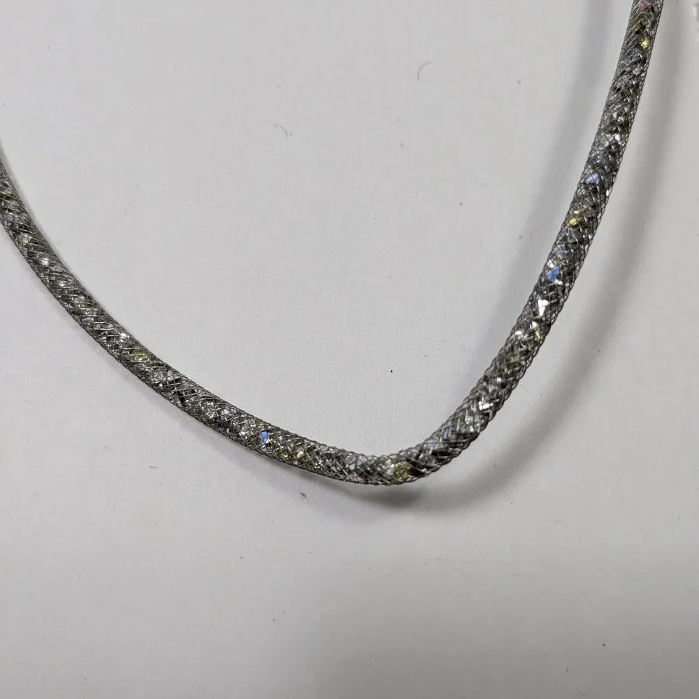 Silver Tone Necklace Lot 23 Fashion Jewelry Ready to Wear Variety Colors Styles